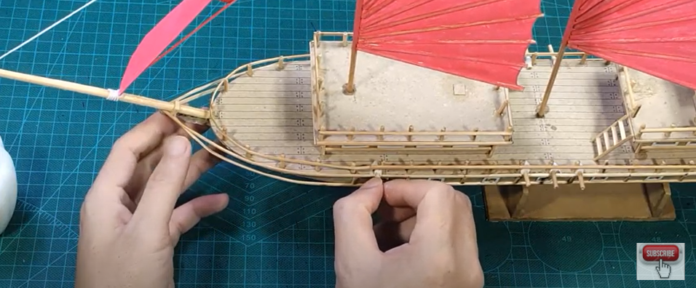 Cách làm một chiếc thuyền buồm bằng bìa các tông