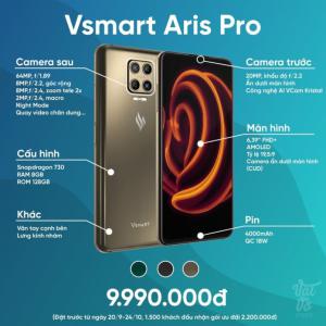 VSmart Aris Pro ra mắt với camera ẩn