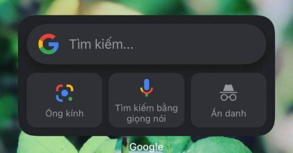 Google thêm Search Widget trên iOS 14
