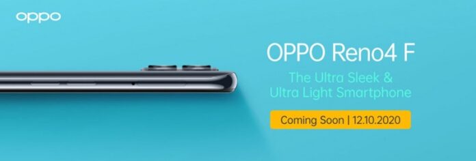 Oppo Reno4 F sẽ ra mắt vào ngày 12 tháng 10