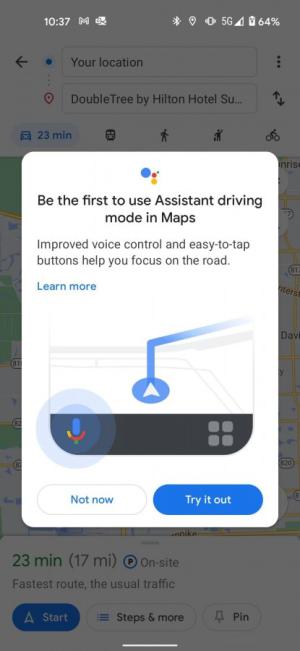 Google Maps bổ sung chế độ lái xe có Assistant, thay thế cho ứng dụng Android Auto