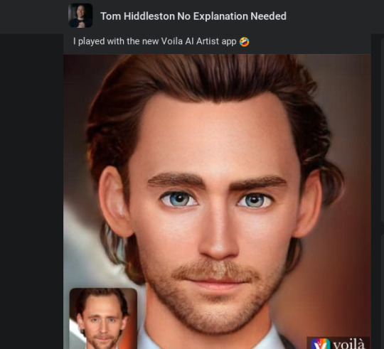 Tom Hiddleston Voila App