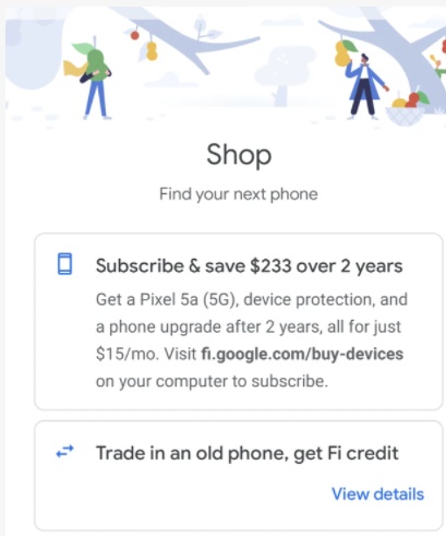 Giá bán Google Pixel 5a
