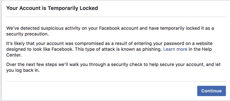 Khôi phục tài khoản Facebook bị khóa
