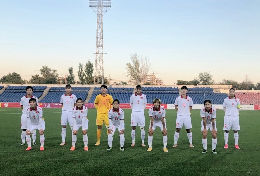 Trực tiếp nữ Việt Nam vs Tajikistan