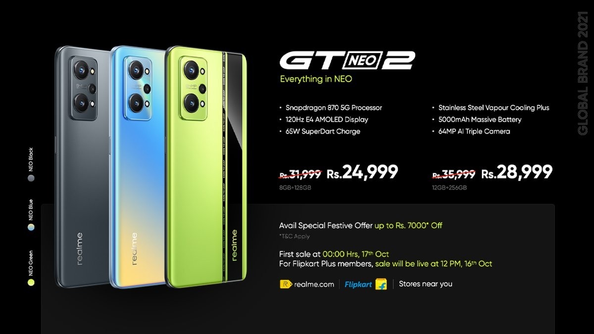 Realme GT Neo2 ra mắt quốc tế