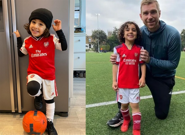 Arsenal chiêu mộ cầu thủ 5 tuổi