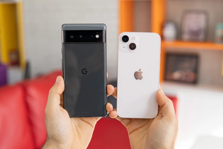 Google Pixel 6 và iPhone 13