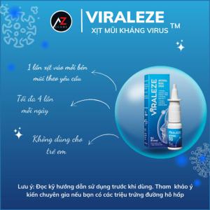 Bình xịt mũi kháng virus Viraleze có hiệu quả không?