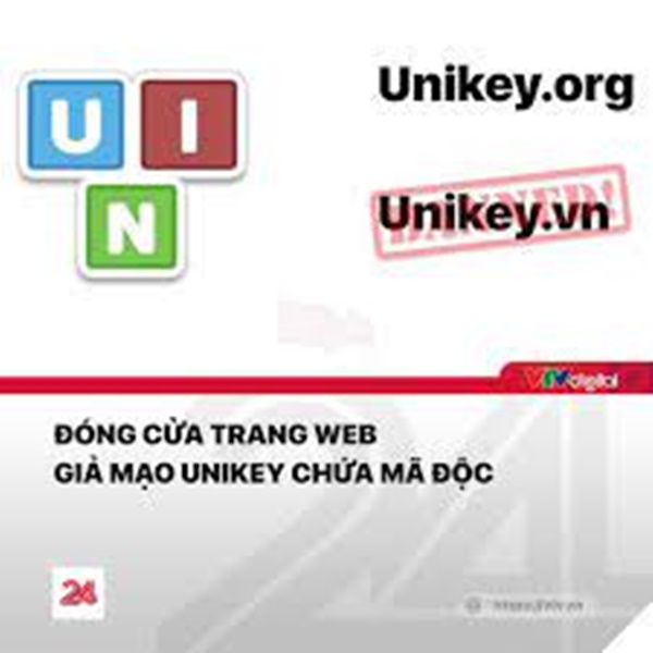 website giả mạo Unikey