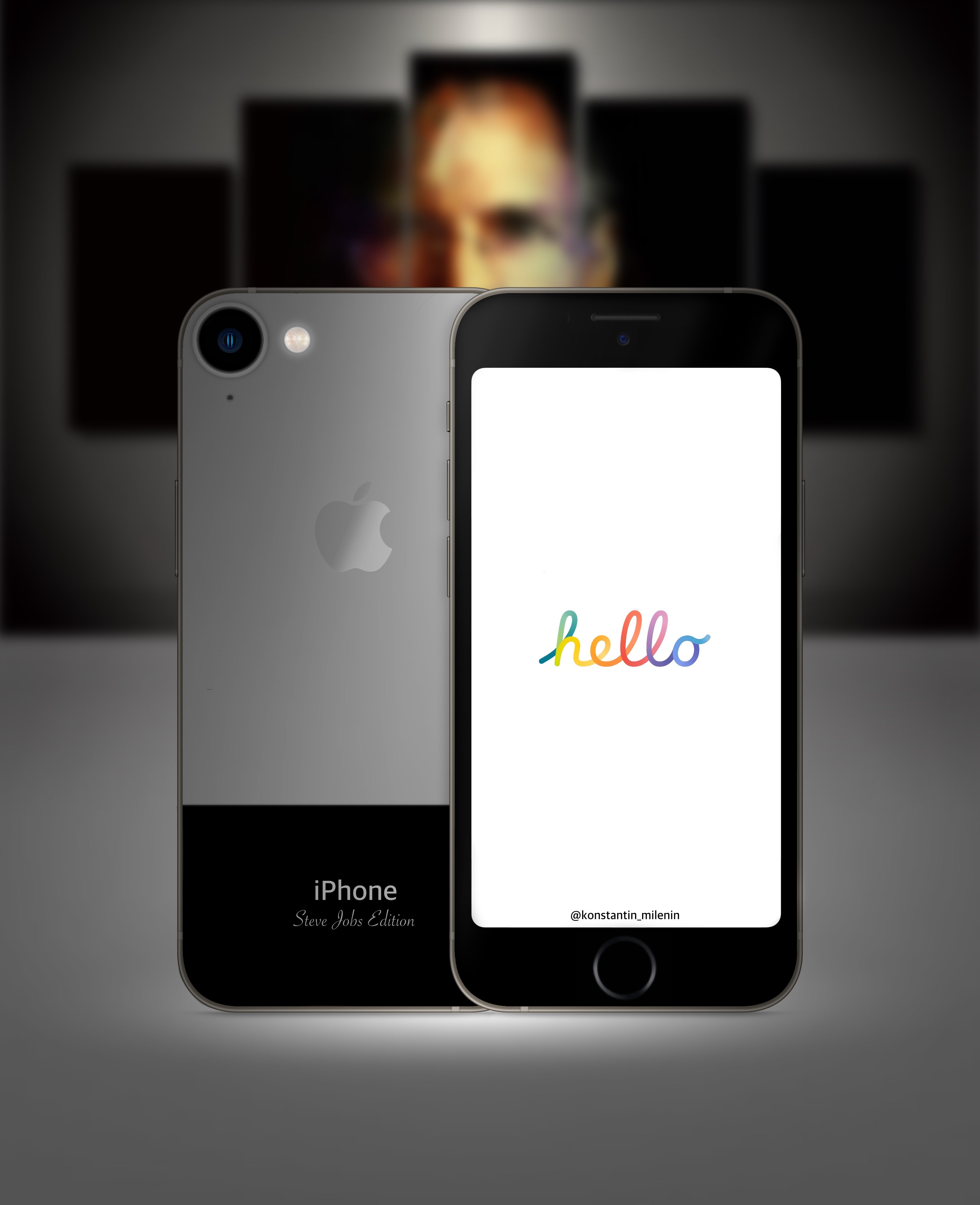 iPhone 4s Steve Jobs Edition, concept