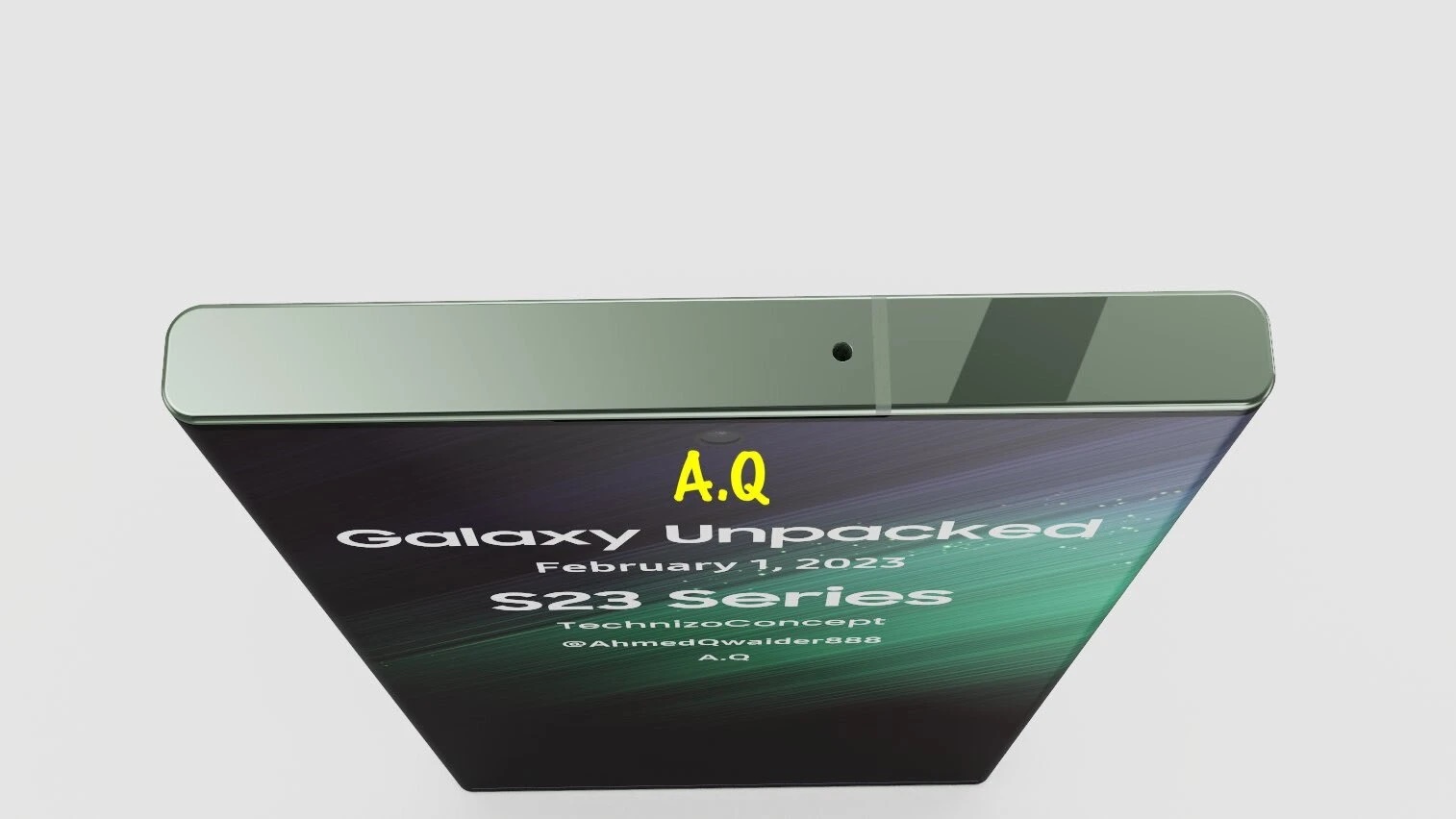Samsung Galaxy S23 Ultra, màn hình phẳng