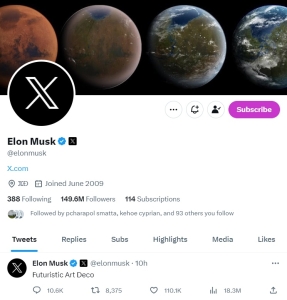 Elon Musk lại đổi logo Twitter