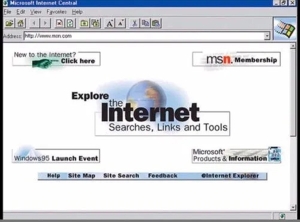 Đây là diện mạo Microsoft Internet Explorer 1 ngày ra mắt